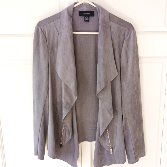 Alfani Jackets & Blazers - NWOT Alfani faux suede blazer -- price firm